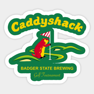 Caddyshack golf tournament Sticker